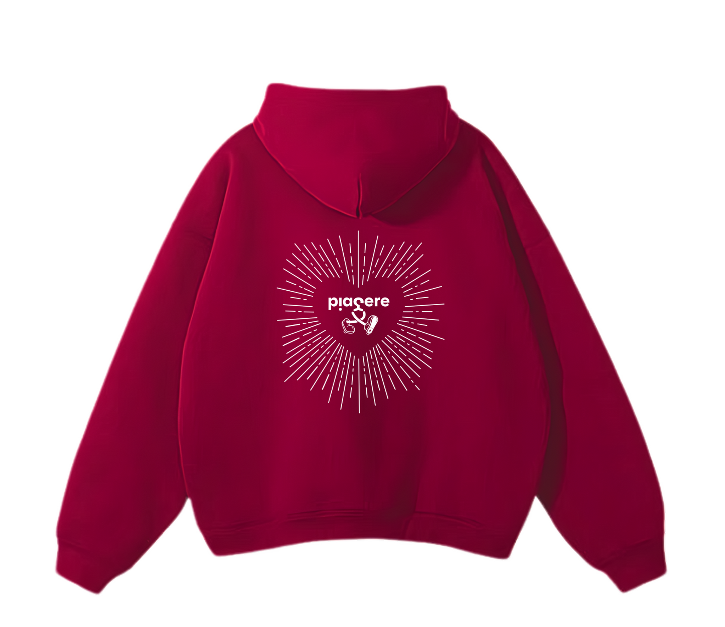 hoodie/ Mimi bordeau