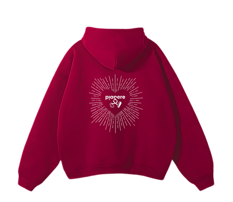 hoodie/ Mimi bordeau