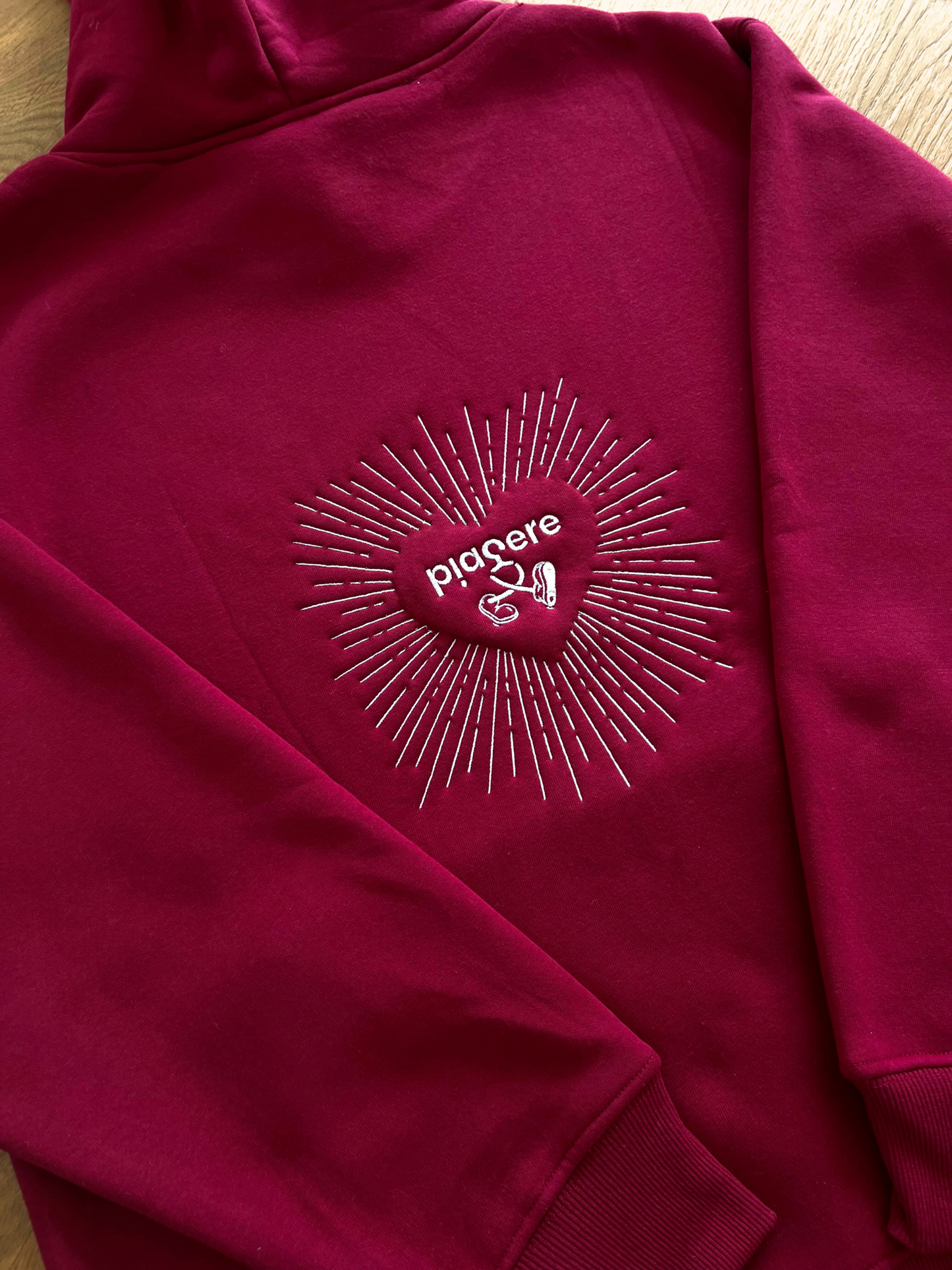 hoodie/ Mimi bordeau