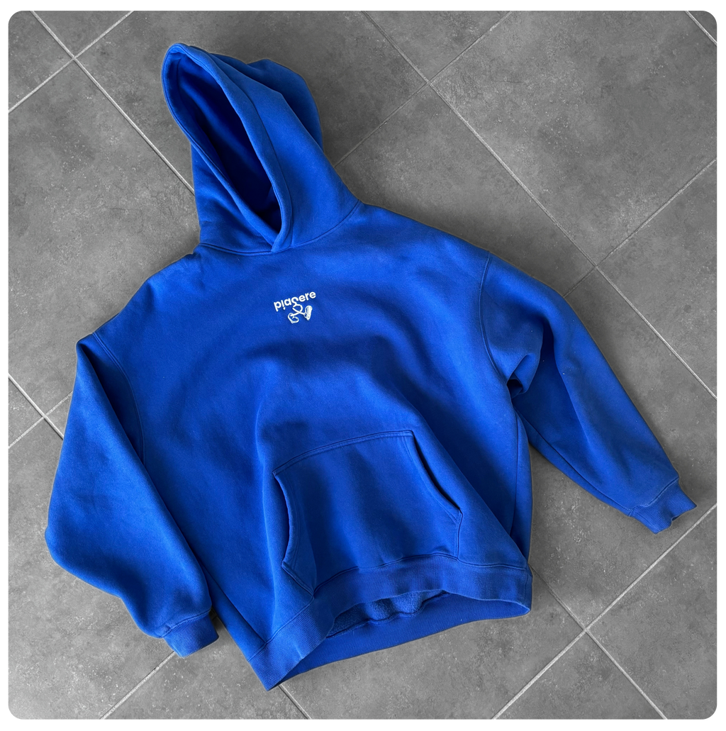 hoodie/ Classique bleu