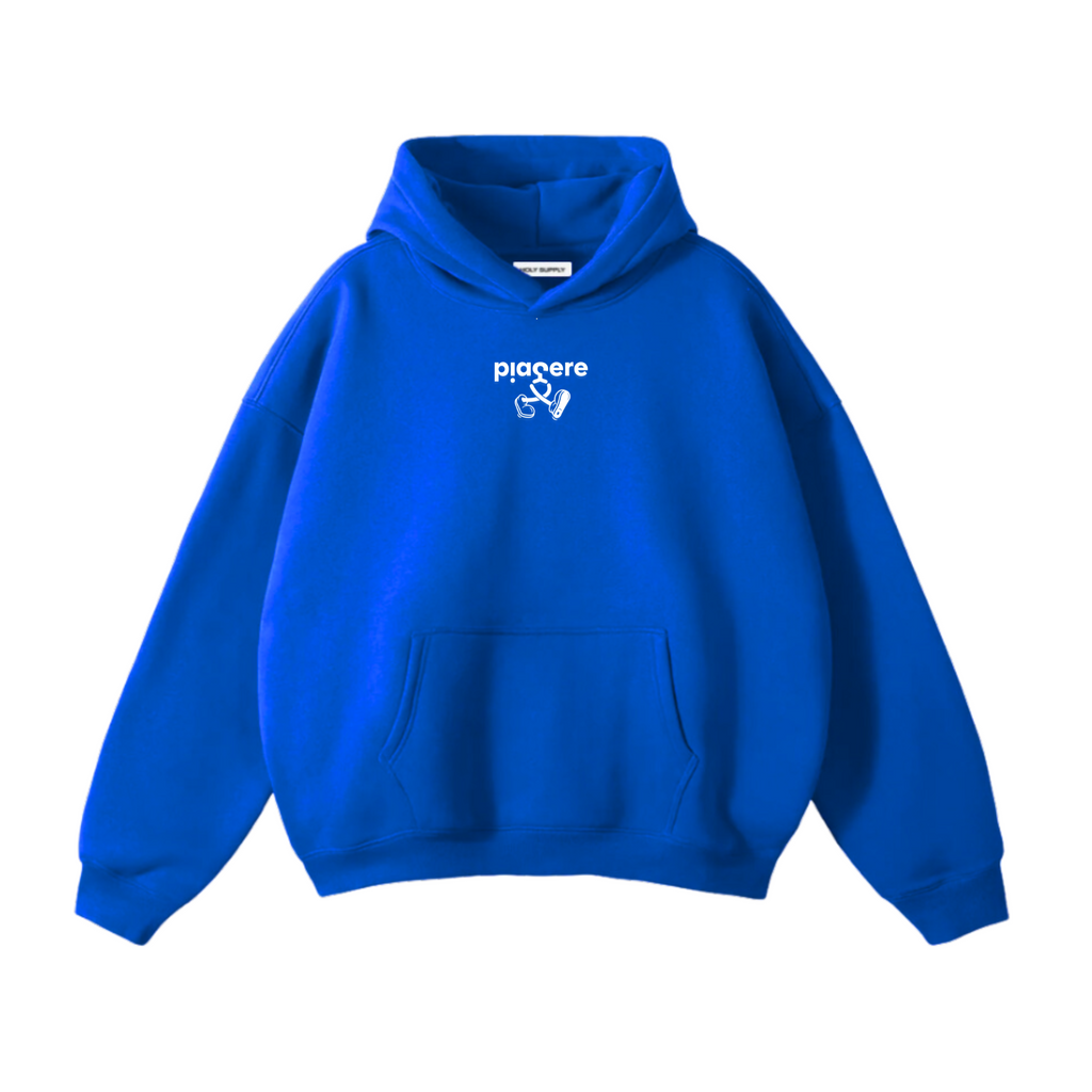 hoodie/ Classique bleu